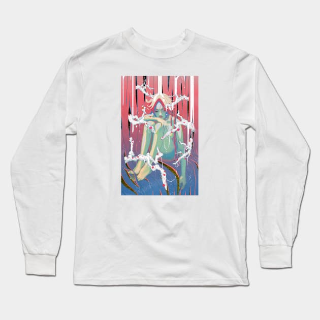 Aquarius Long Sleeve T-Shirt by Ziyaillust